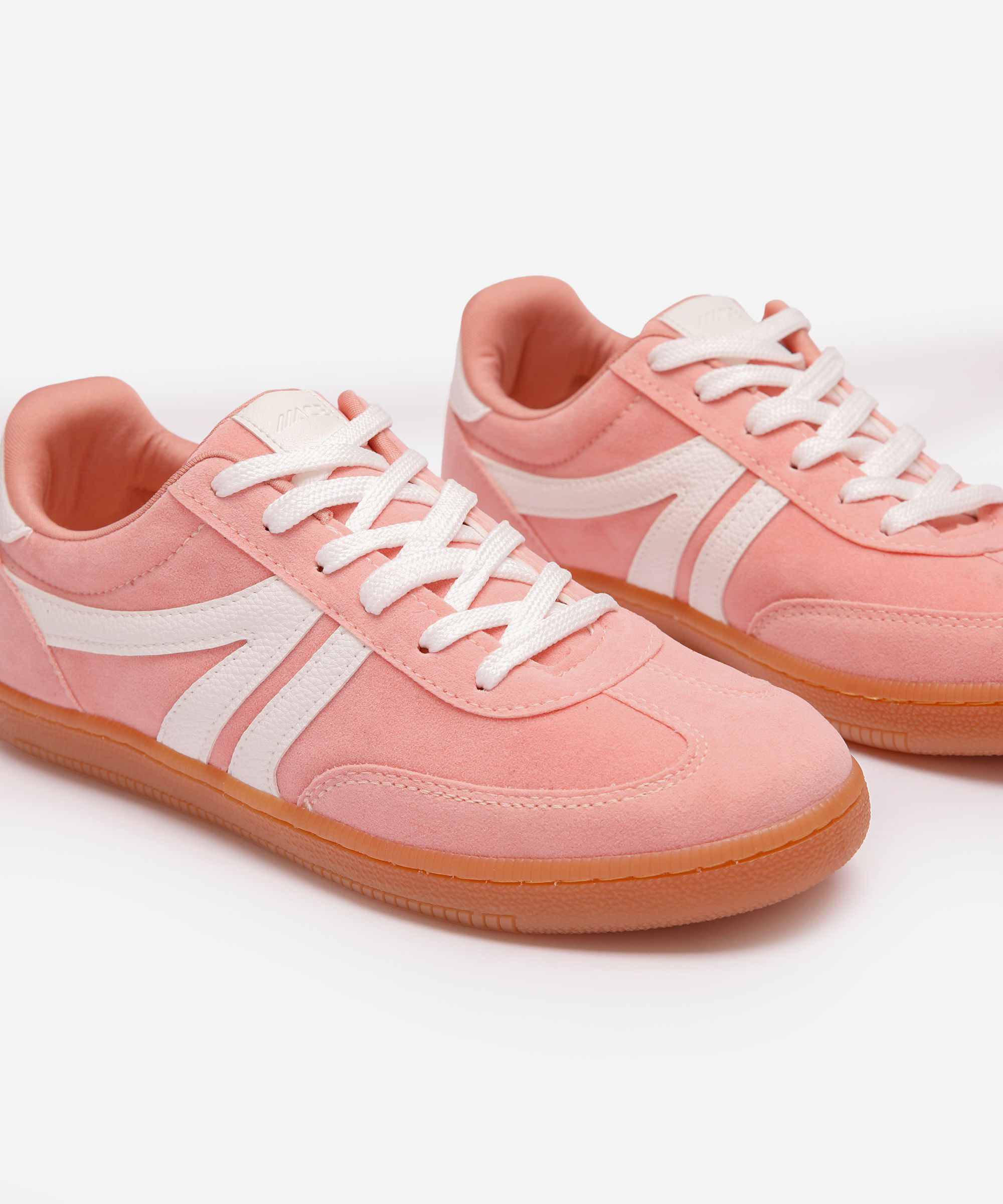 tênis bossa com recortes bicolor ace rosa