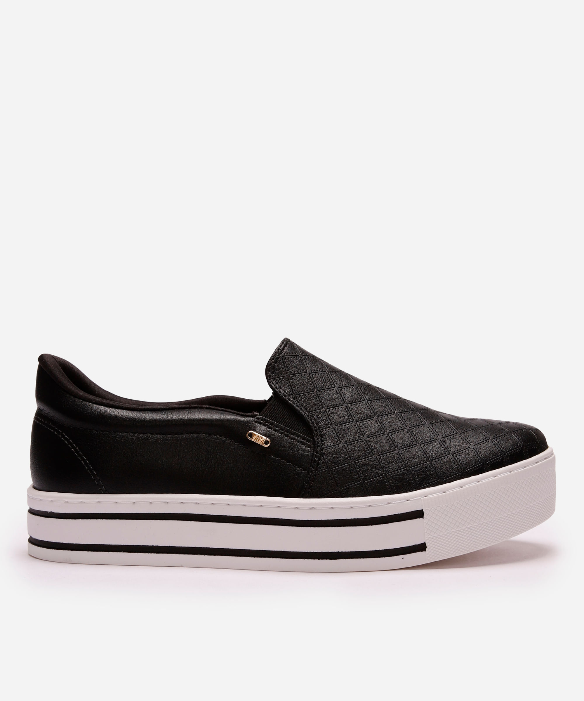 tênis via marte slip on texturizado preto