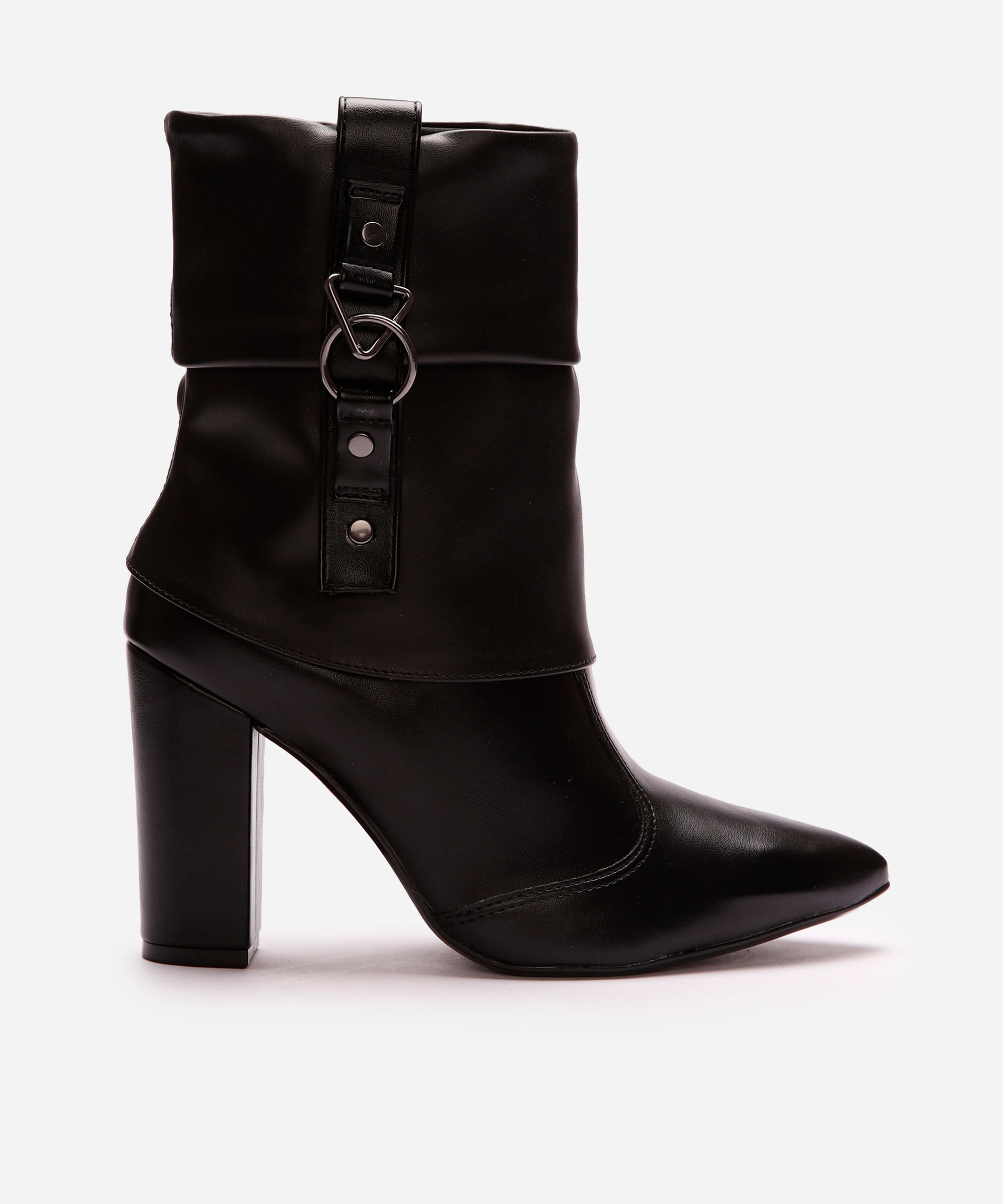 bota feminina cano médio vizzano preta