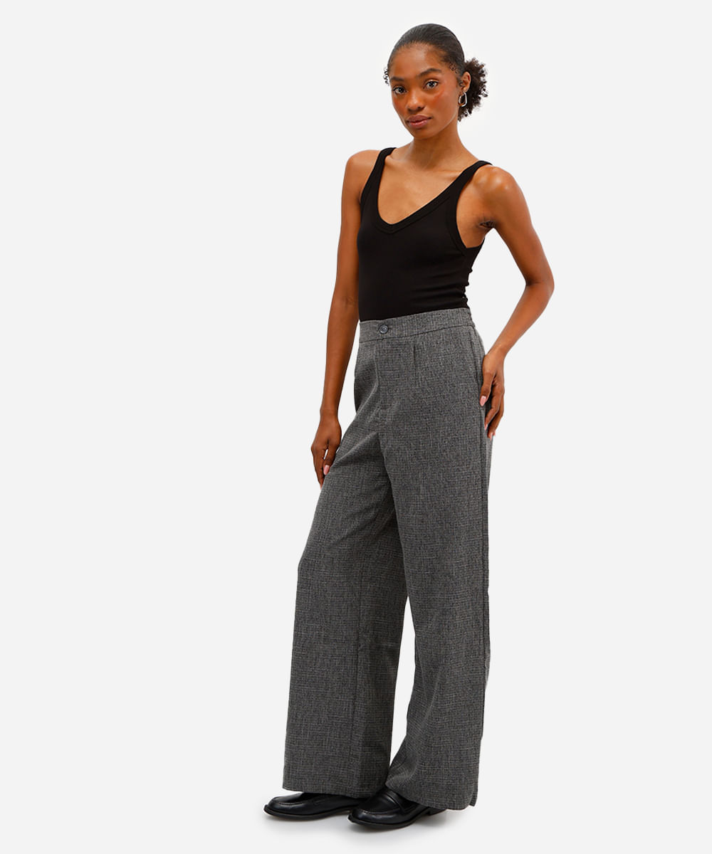 regata básica feminina canelada preta