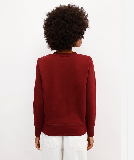 blusão feminino de moletom mickey mouse vinho