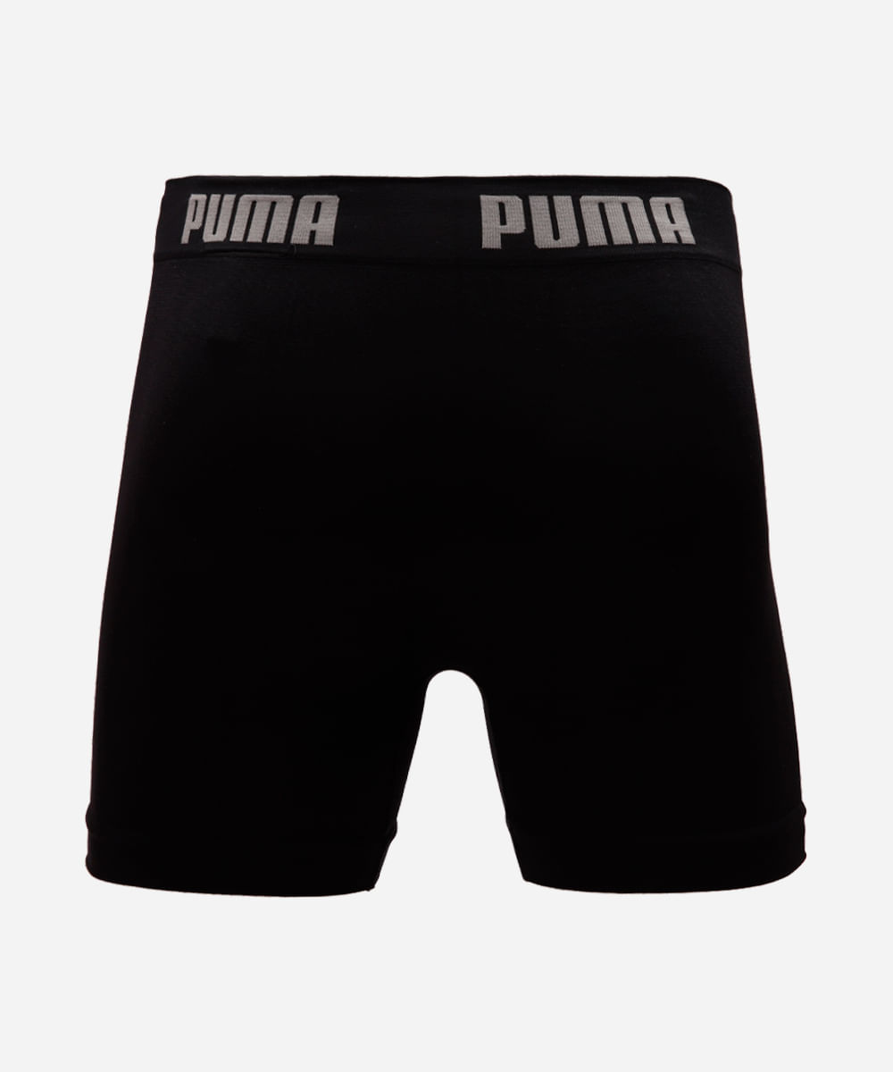 Kit de 2 cuecas boxer de poliamida puma colorida
