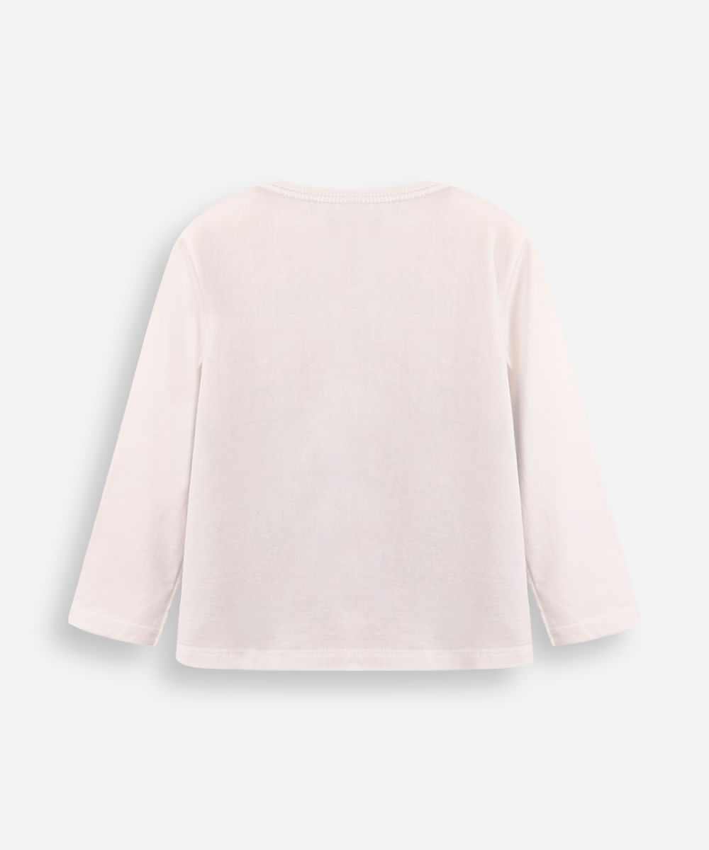 blusa de algodão infantil manga longa patrulha canina azul