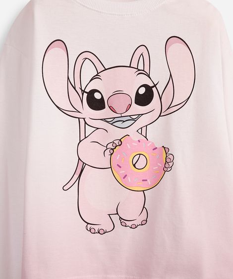 blusa de algodão infantil manga longa angel off white