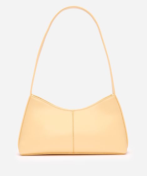 bolsa baguete amarela