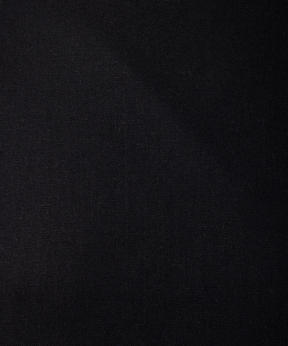 vestido midi feminino com linho e fendas mindset preto