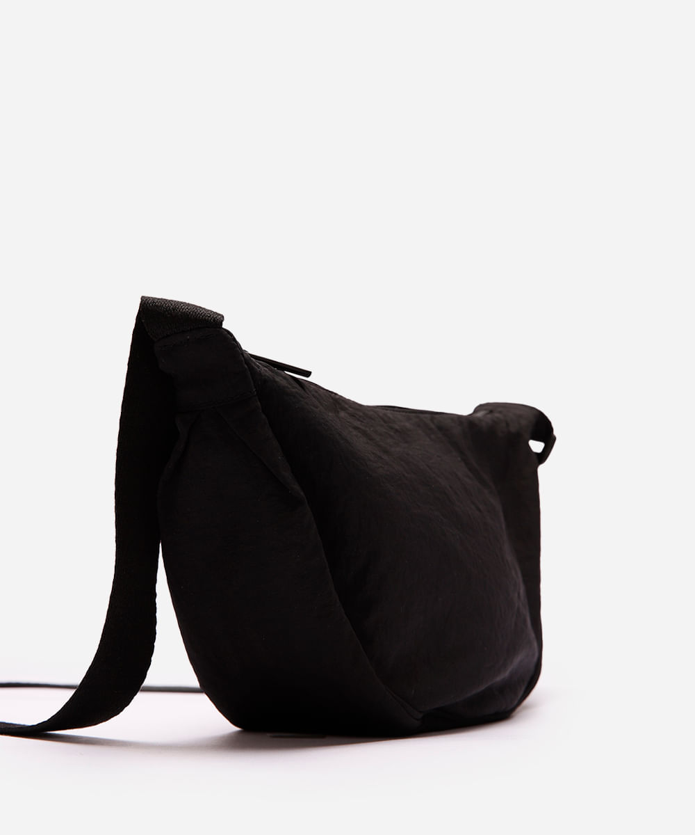 bolsa tiracolo transversal preta