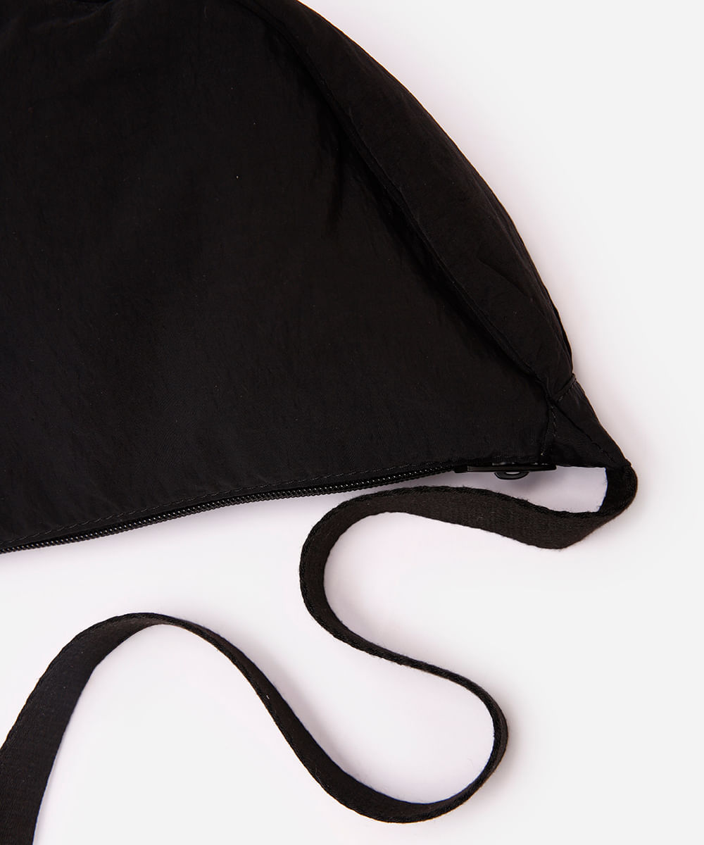 bolsa tiracolo transversal preta