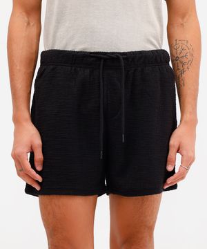 short reto masculino texturizado preto