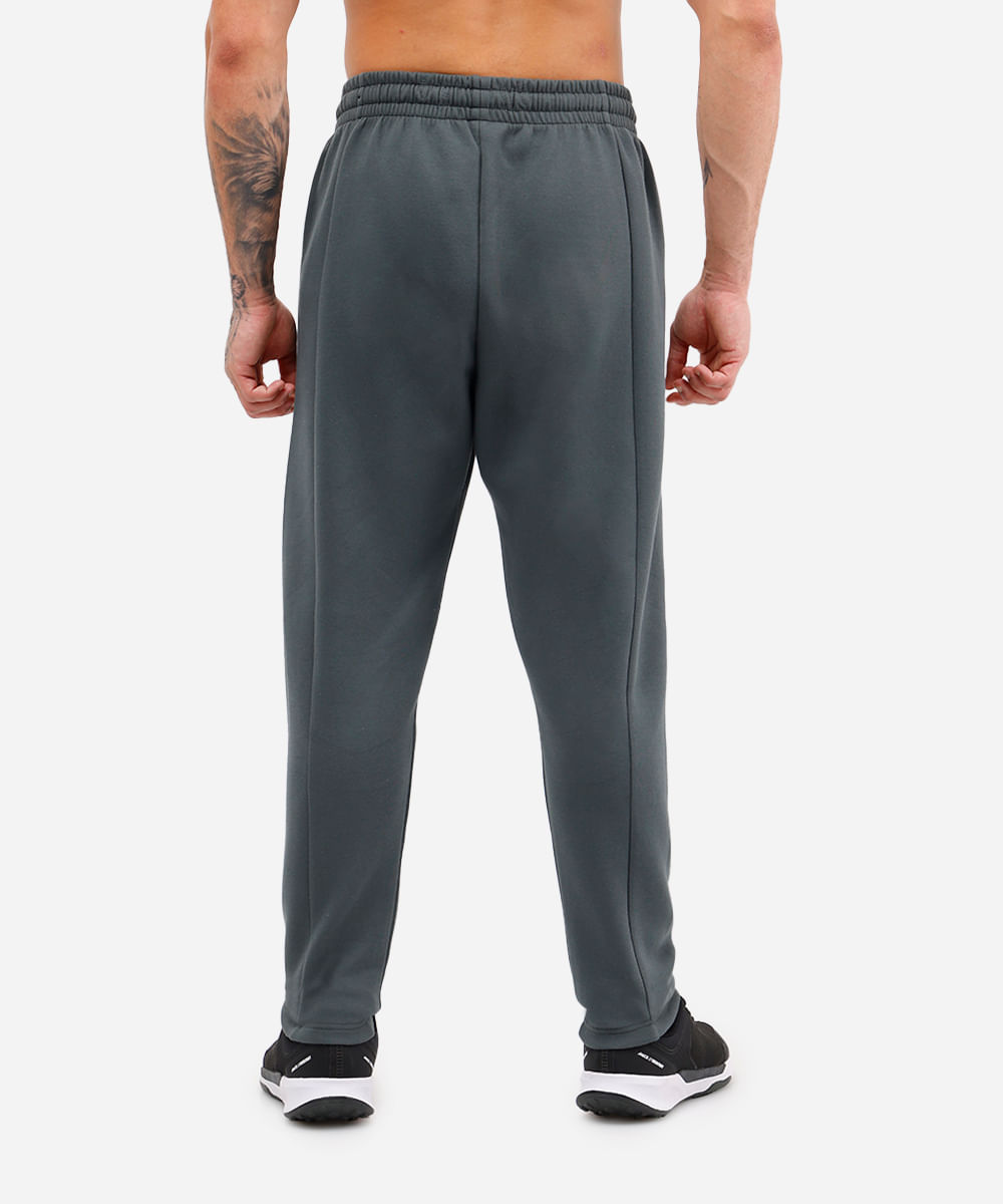 calça slim masculina de moletom verde