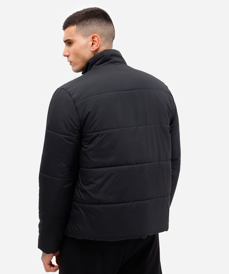 jaqueta masculina puffer esportiva ace preta