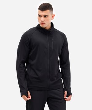 jaqueta masculina esportiva ace gola alta preta