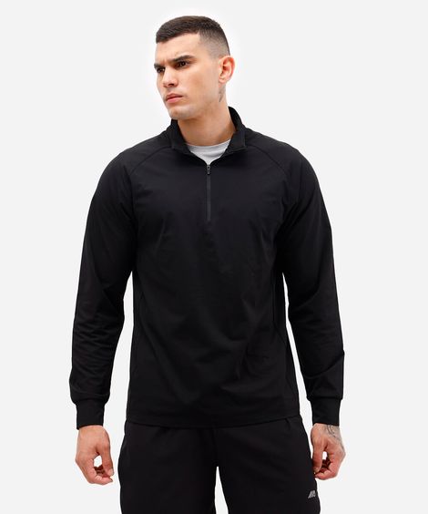 blusa masculina esportiva ace gola alta preta