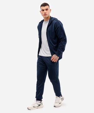 calça jogger com bolsos esportiva ace azul