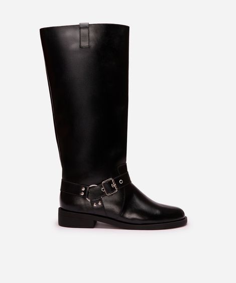 bota montaria com fivela oneself preta