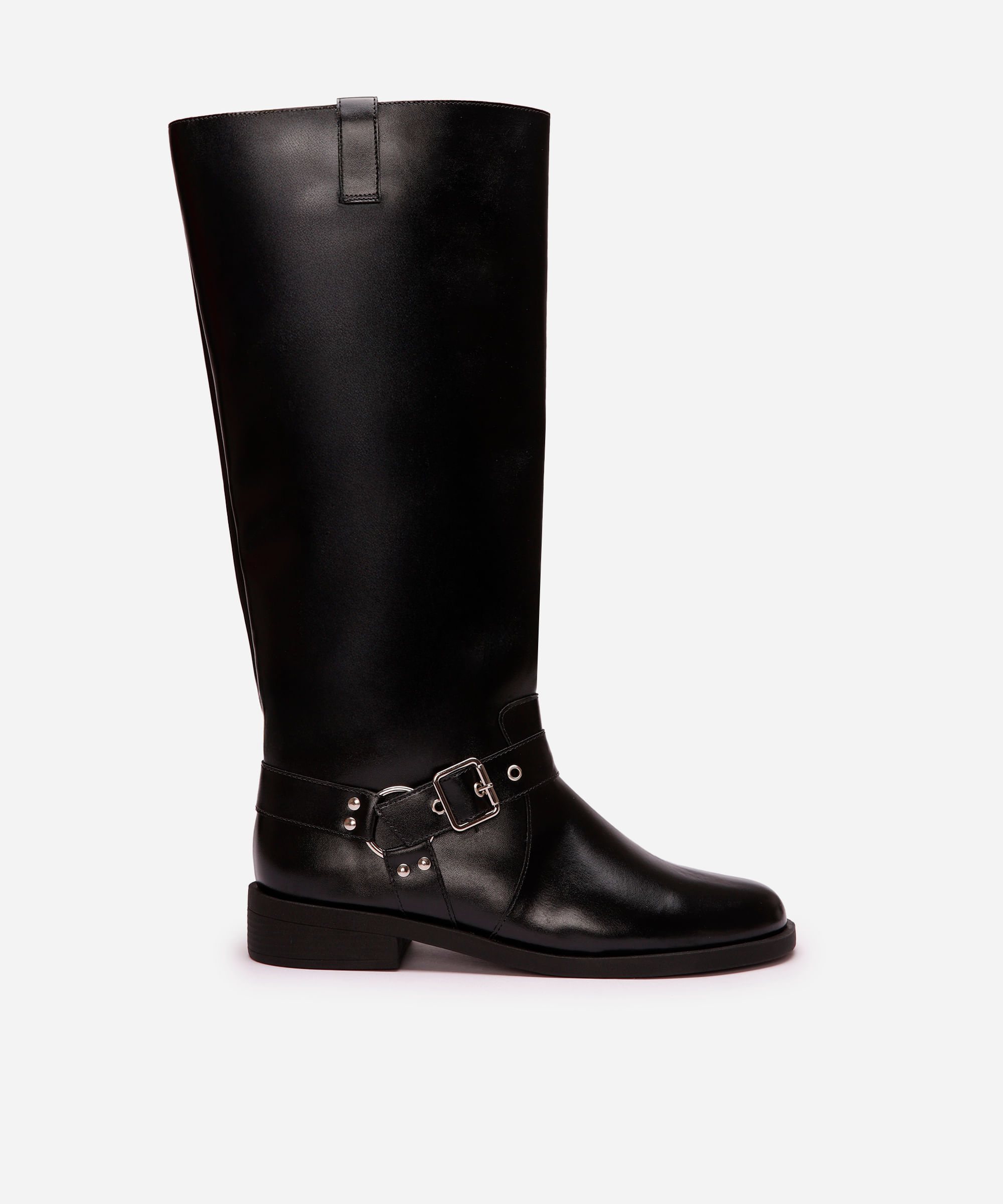 bota montaria com fivela oneself preta