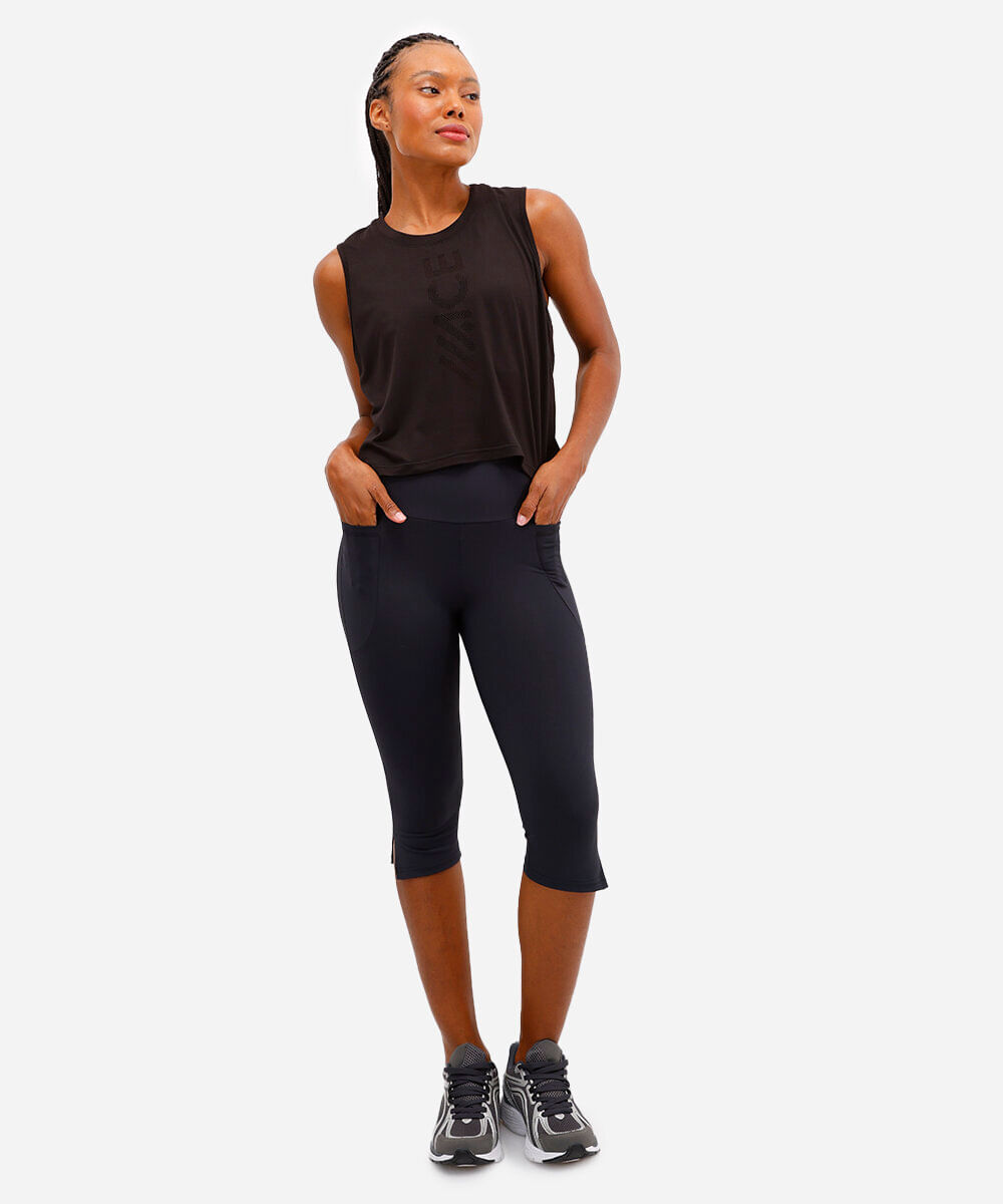 cropped feminino esportivo preto