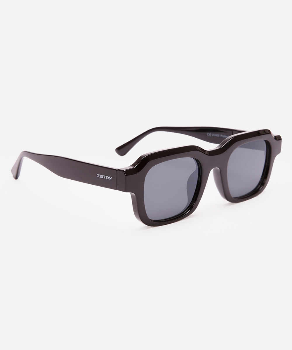 óculos de sol quadrado triton preto
