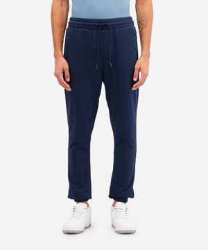 calça de moletom jogger azul