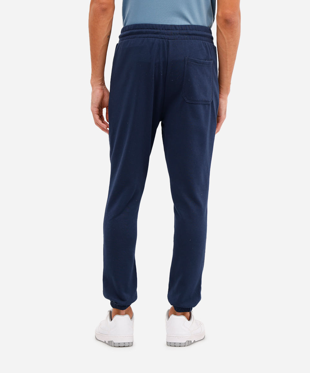 calça de moletom jogger azul