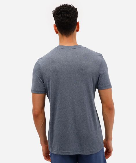camiseta masculina esportiva azul