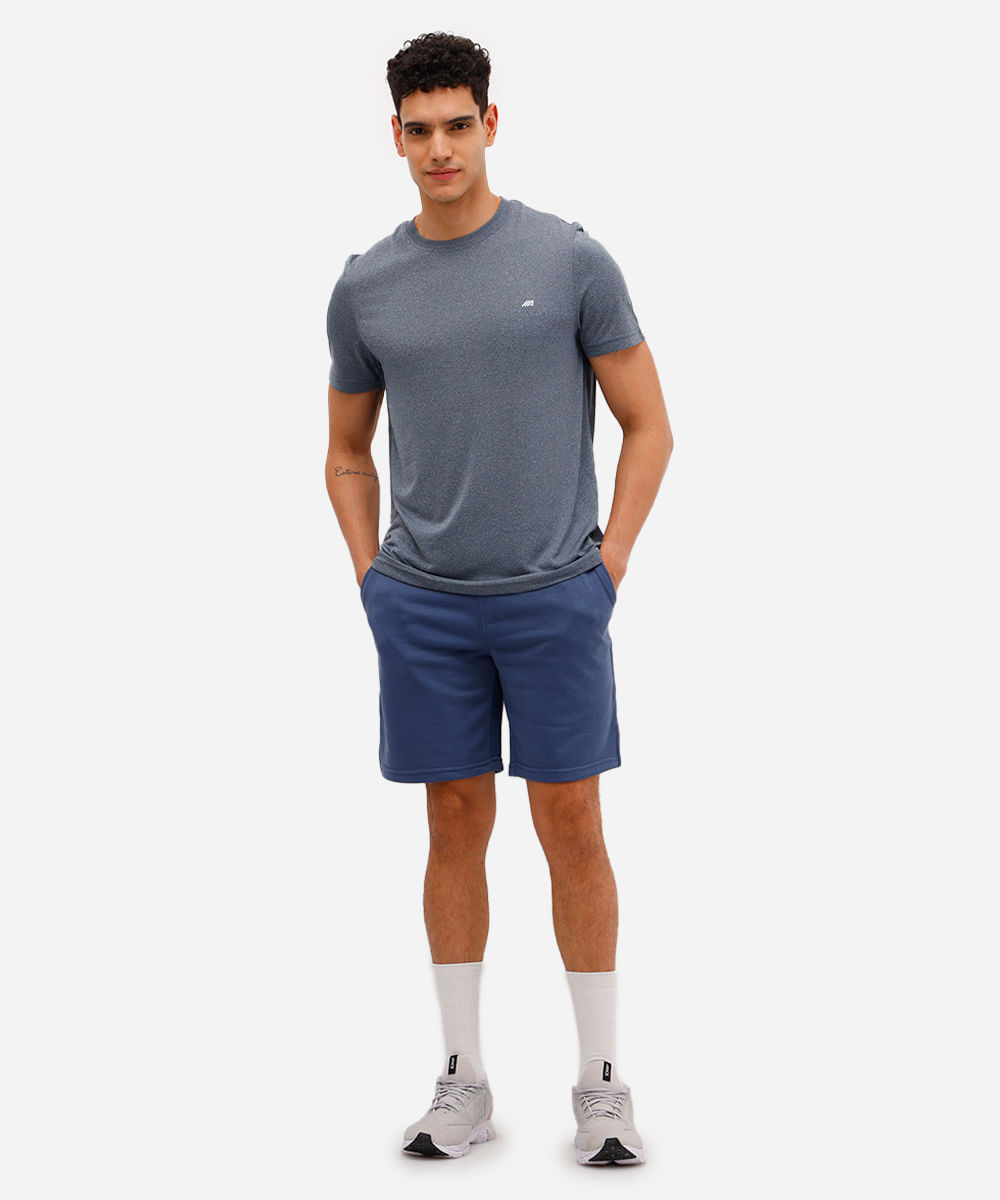 camiseta masculina esportiva ace azul