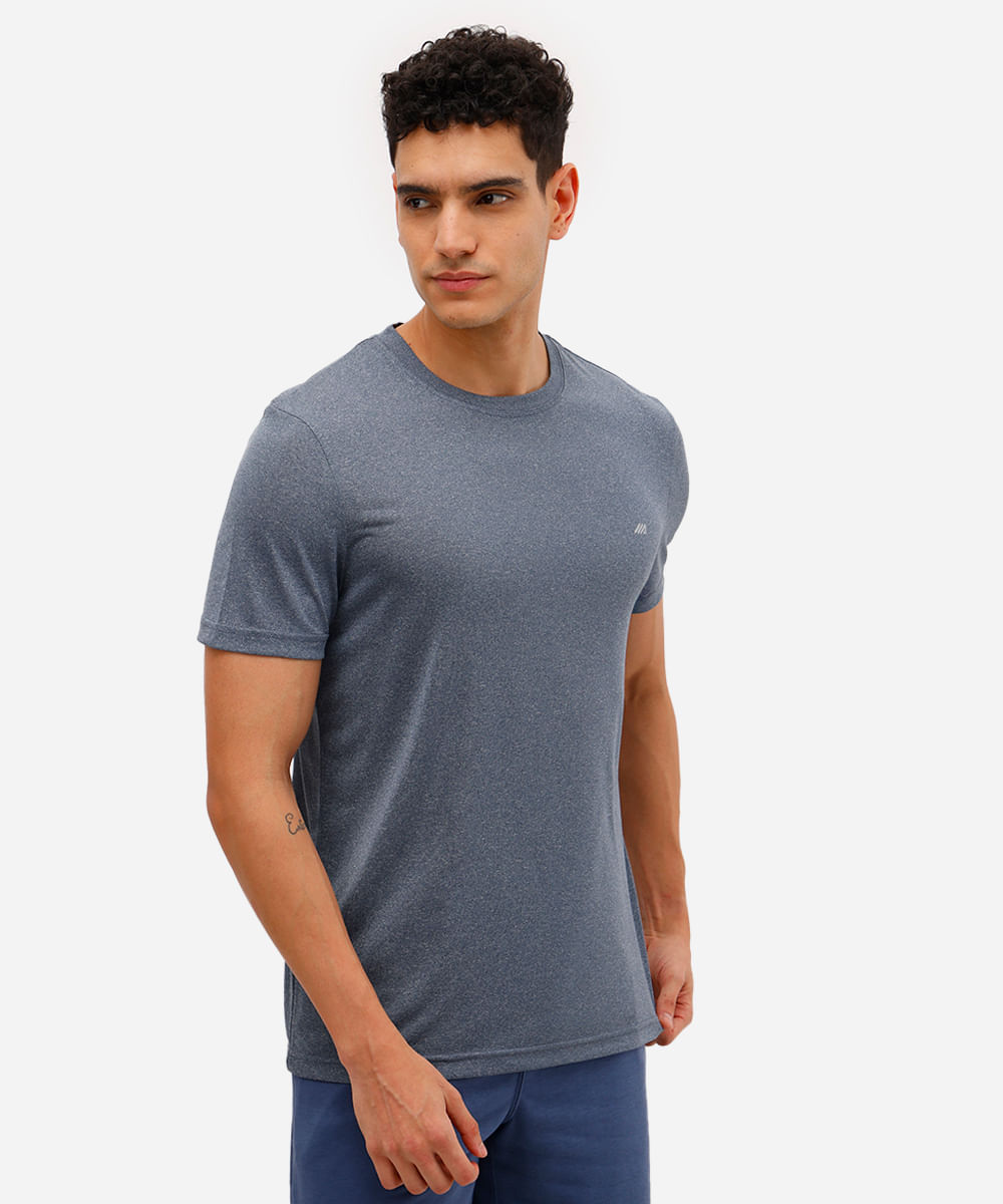 camiseta masculina esportiva ace azul