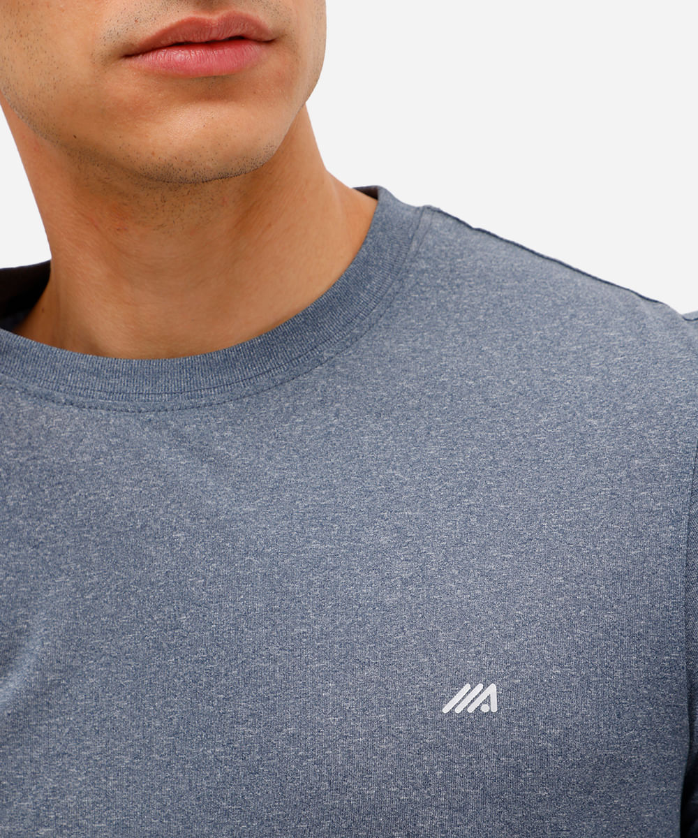 camiseta masculina esportiva ace azul