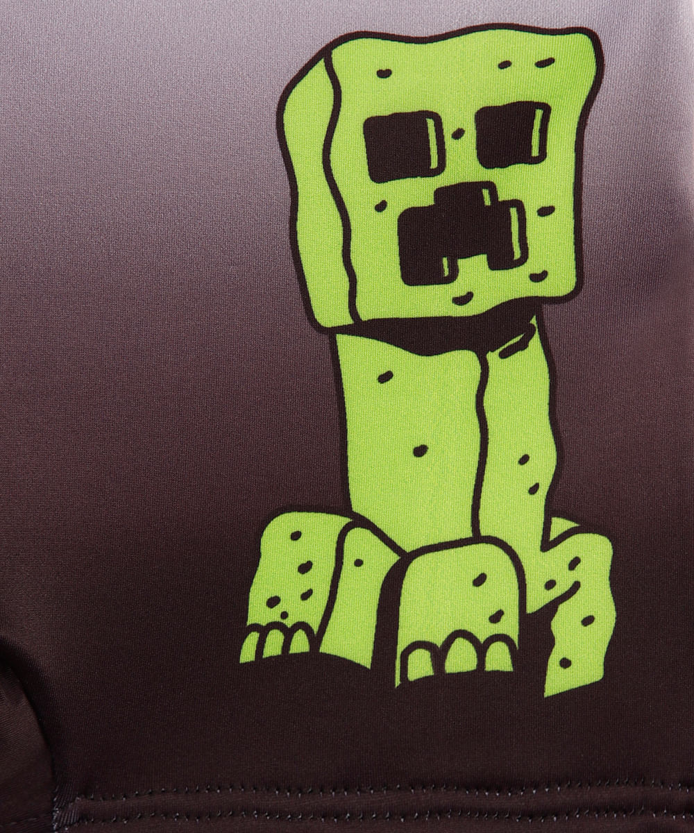 sunga boxer infantil minecraft colorida