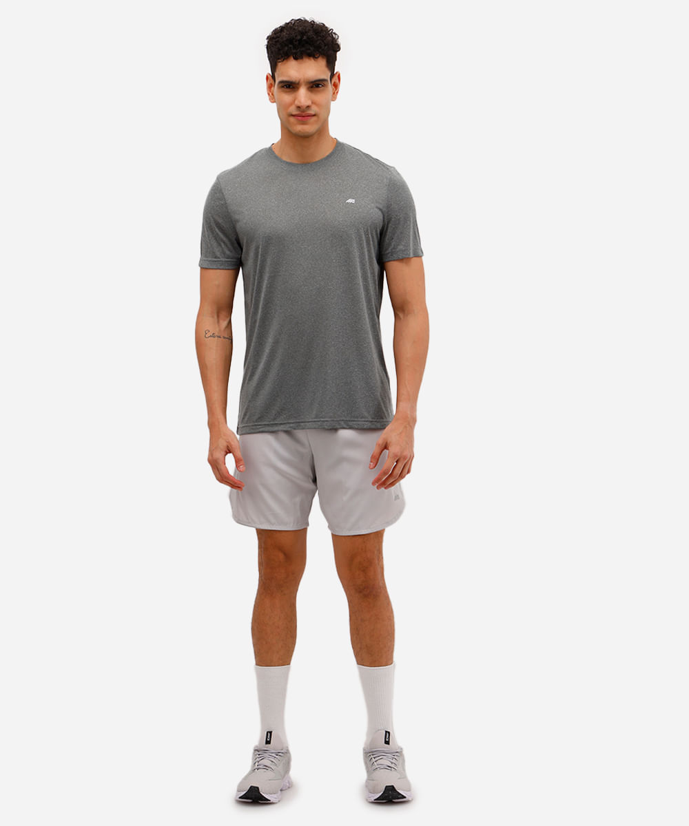 camiseta masculina esportiva verde