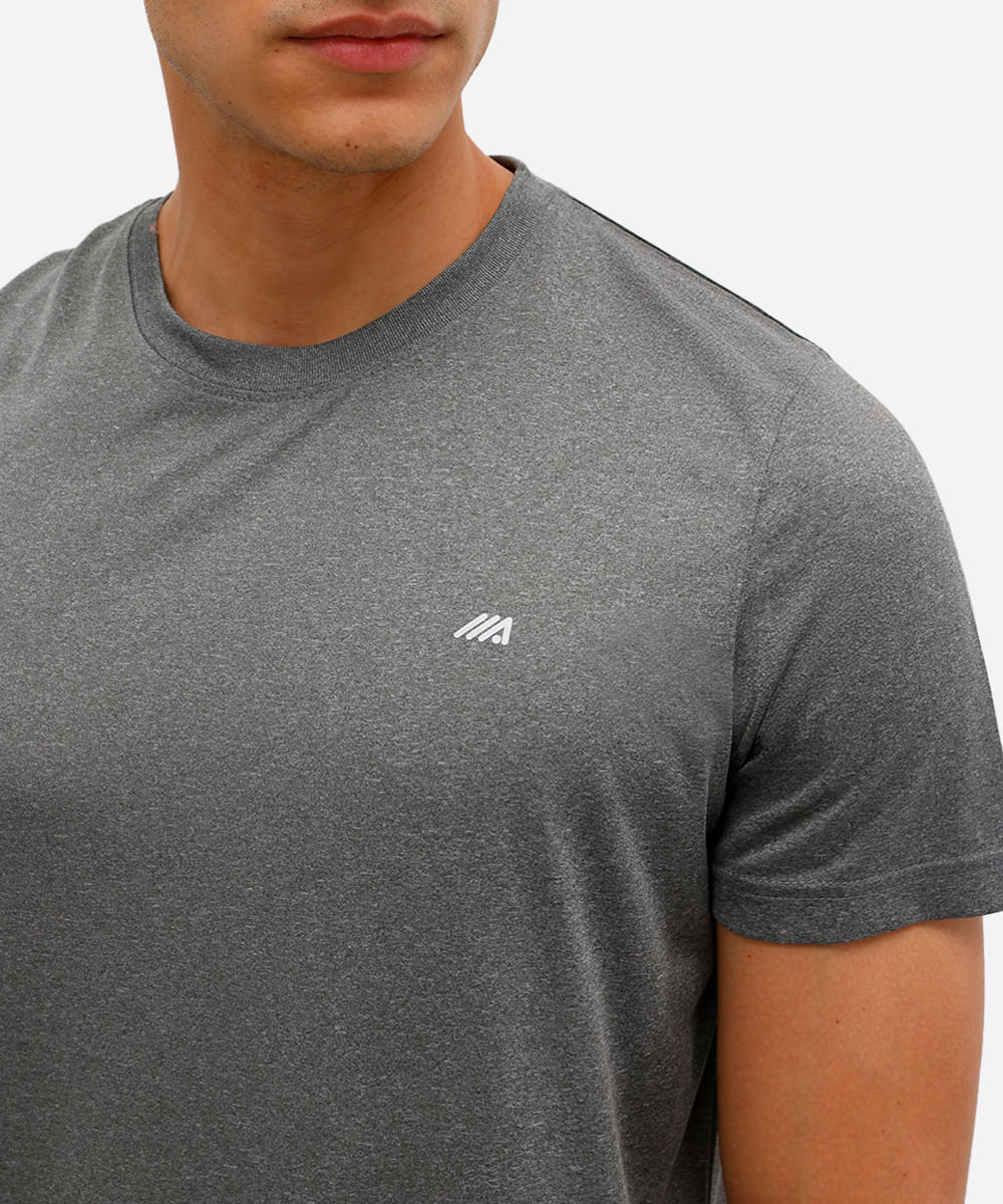 camiseta masculina esportiva verde