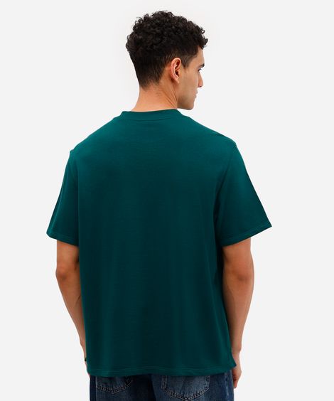 camiseta masculina de algodão manga curta brooklyn verde