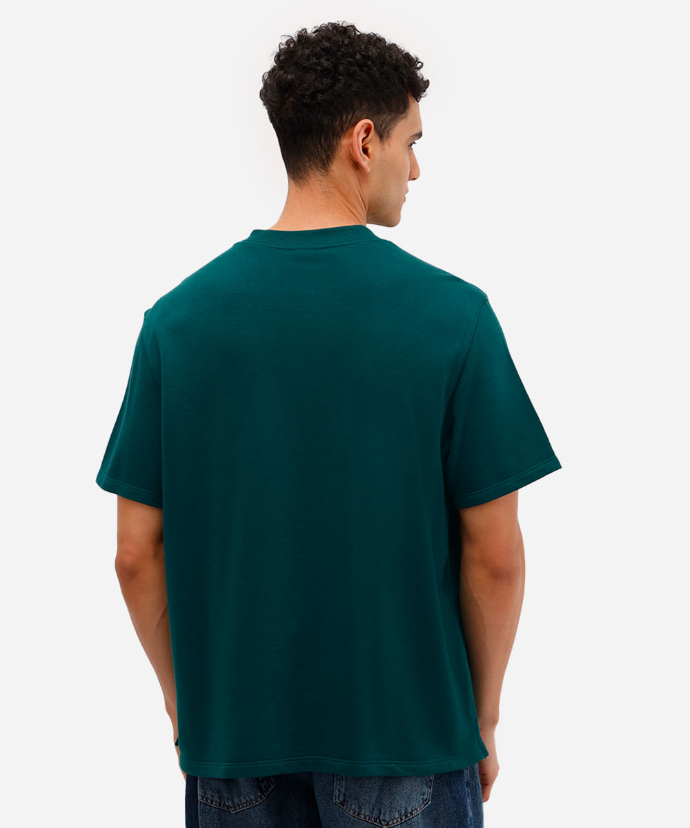 camiseta masculina de algodão manga curta brooklyn verde