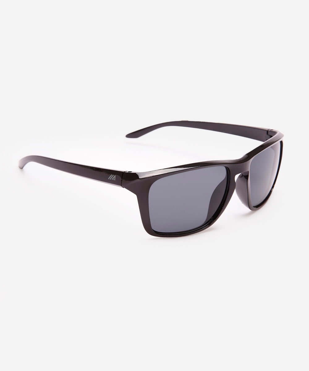 óculos de sol esportivo preto