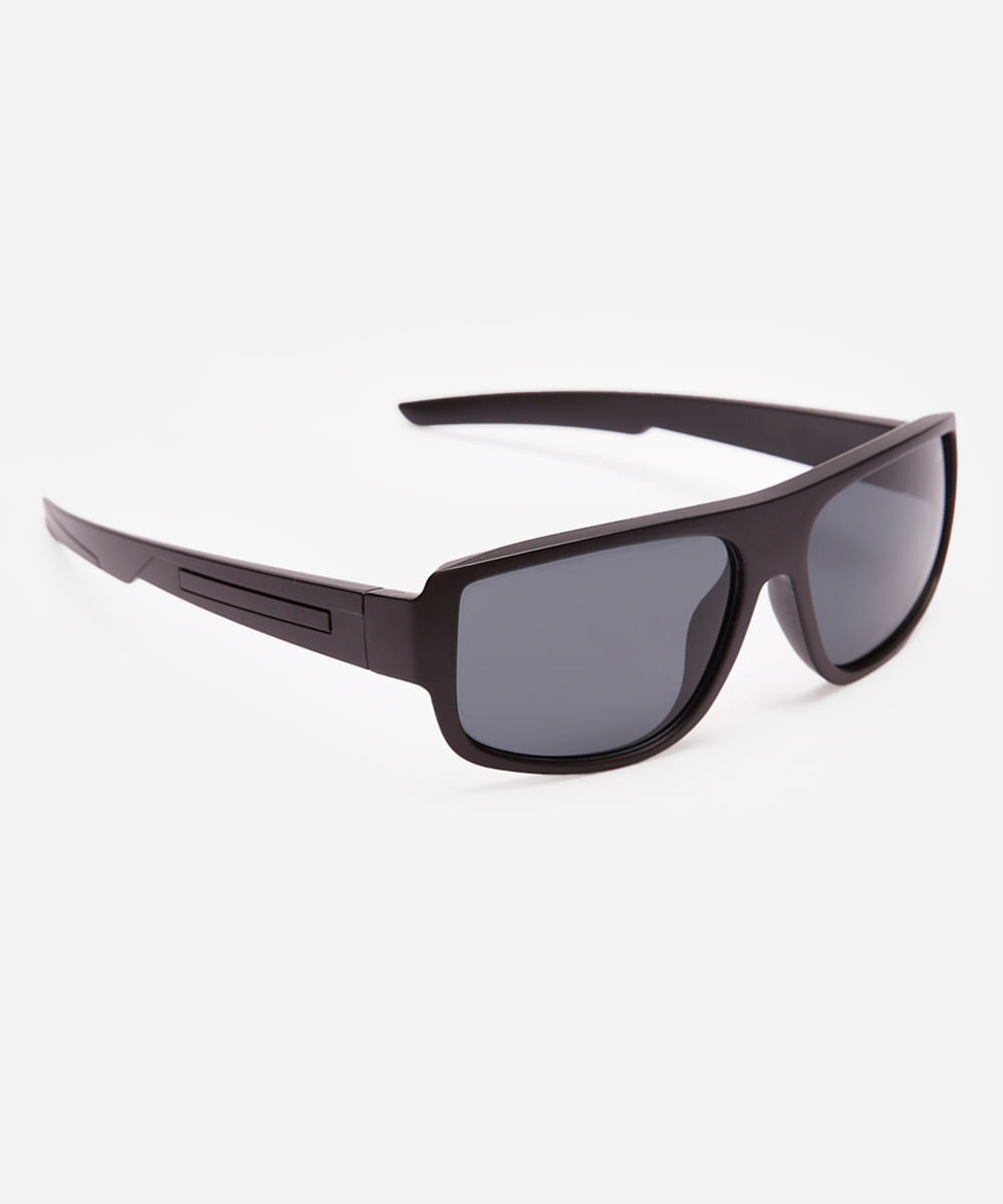óculos de sol esportivo preto