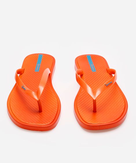 chinelo ipanema slim cintilante laranja