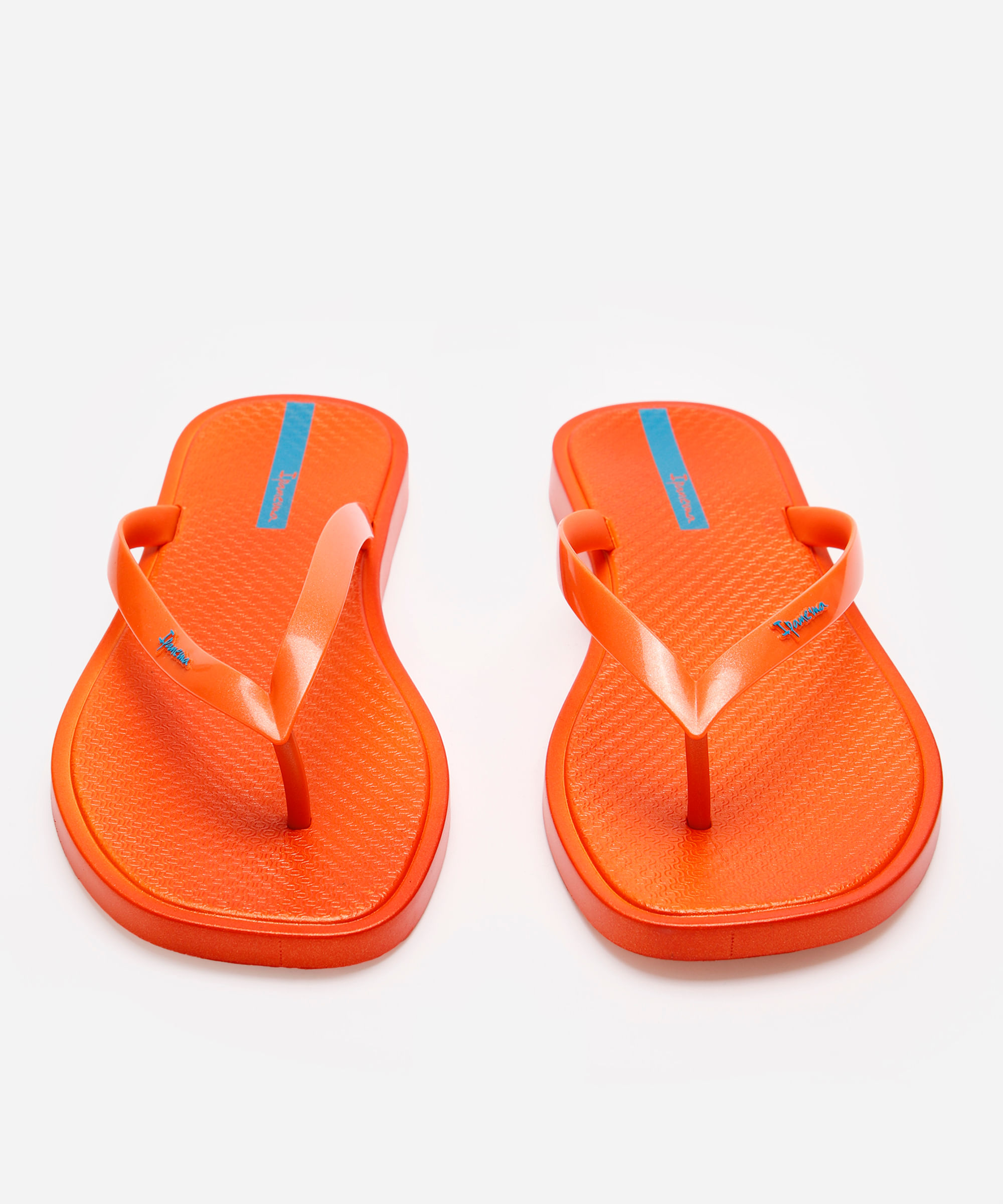 chinelo ipanema slim cintilante laranja