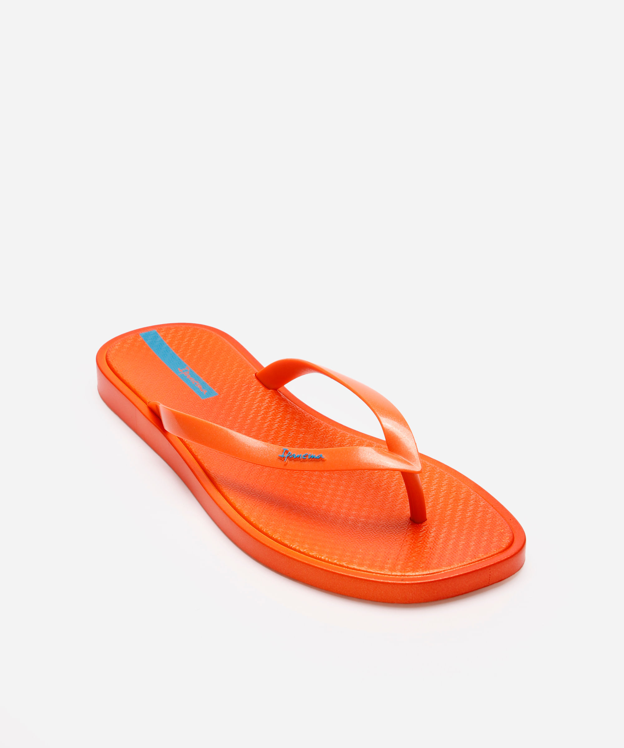 chinelo ipanema slim cintilante laranja