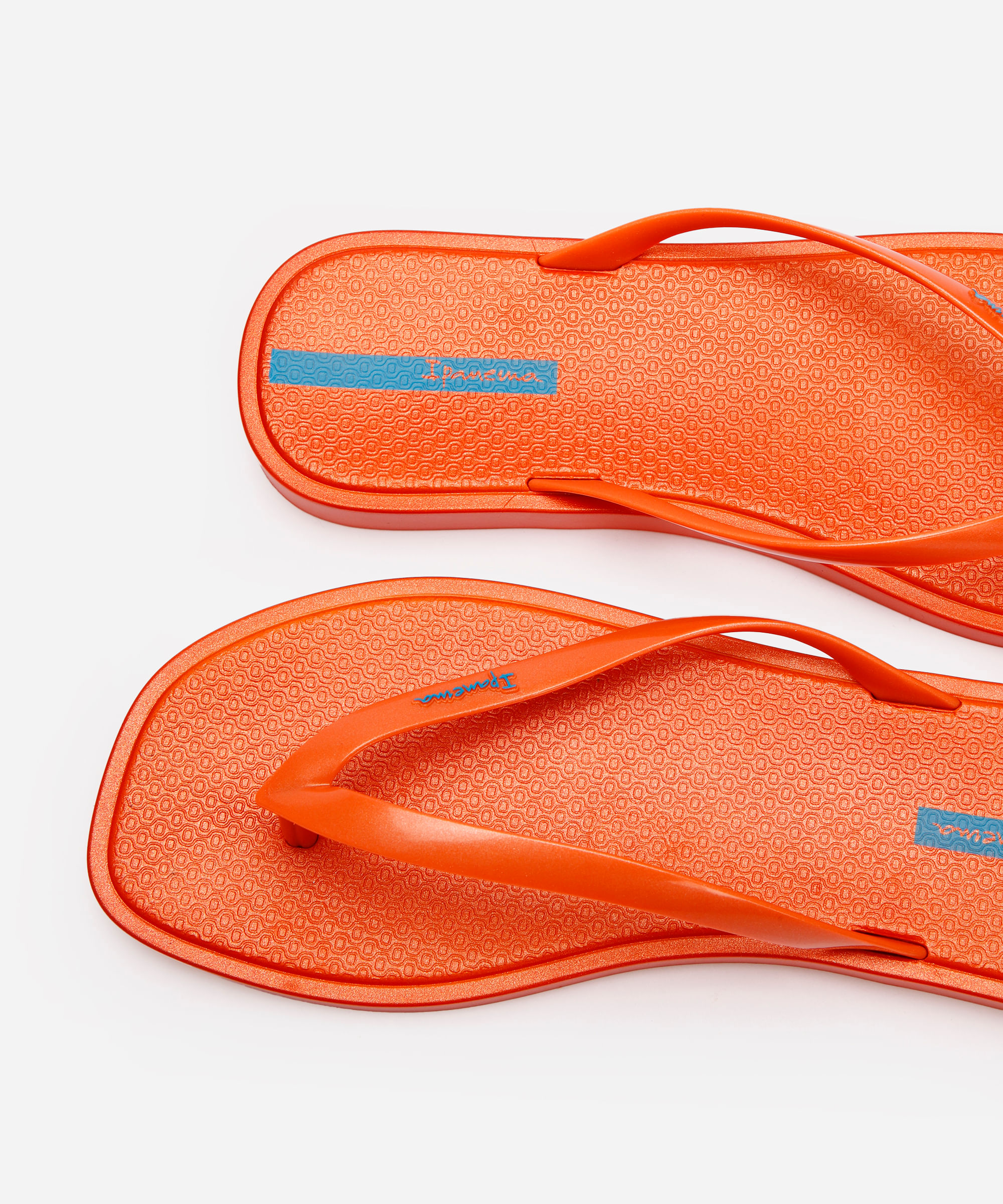 chinelo ipanema slim cintilante laranja