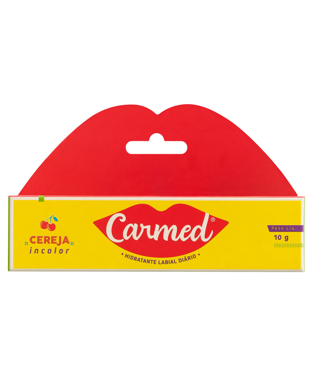 hidratante labial carmed cereja 10g transparente
