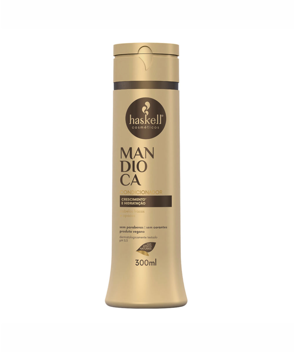 condicionador haskell cosméticos mandioca 300ml