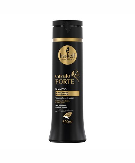 shampoo haskell cosméticos cavalo forte 300ml