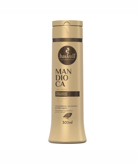 shampoo haskell cosméticos mandioca 300ml