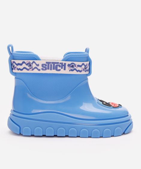 galocha infantil stitch azul