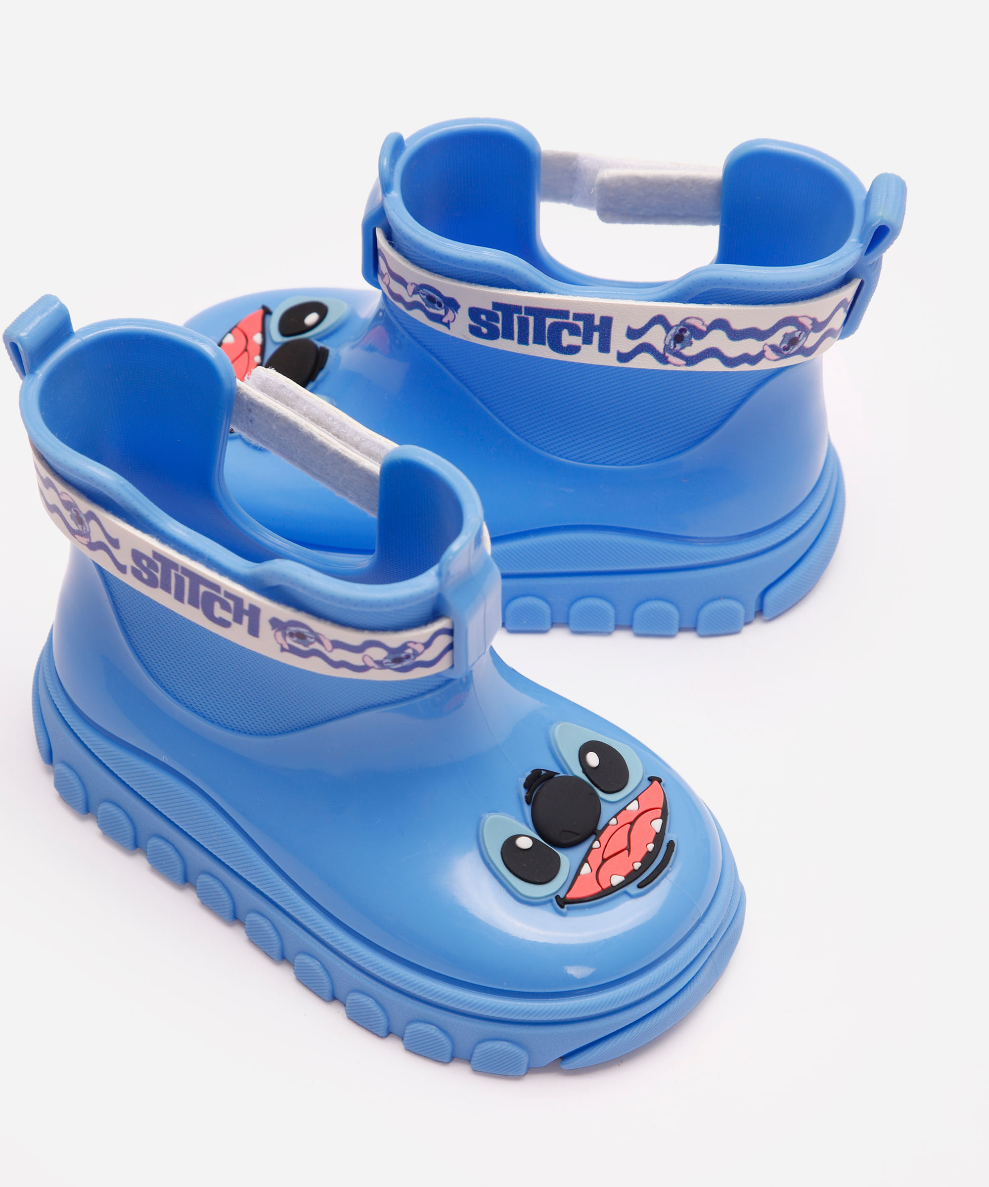 galocha infantil stitch azul