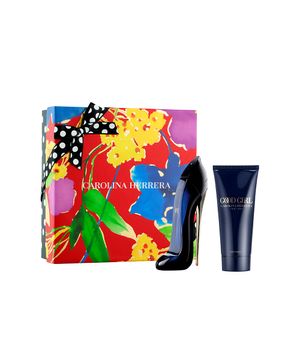 kit perfume feminino carolina herrera good girl edp 80ml creme corporal 100ml