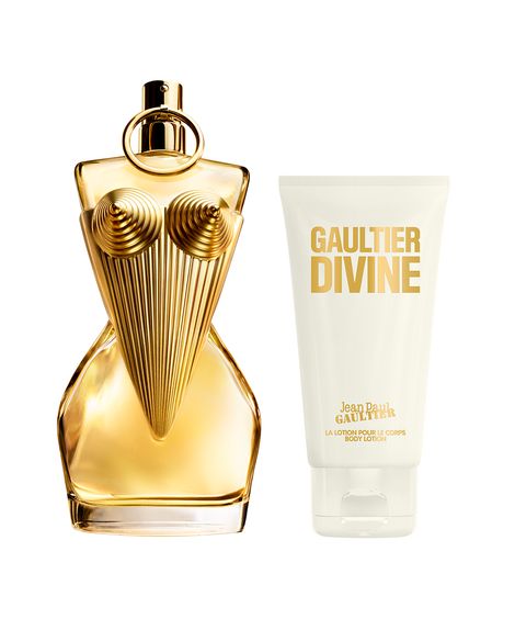 kit perfume feminino jean paul gaultier gaultier divine edp 50ml creme corporal 75ml