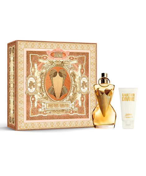 kit perfume feminino jean paul gaultier gaultier divine edp 50ml creme corporal 75ml
