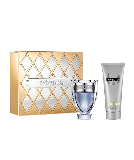 kit perfume masculino rabanne invictus edt 50ml shampoo 100ml