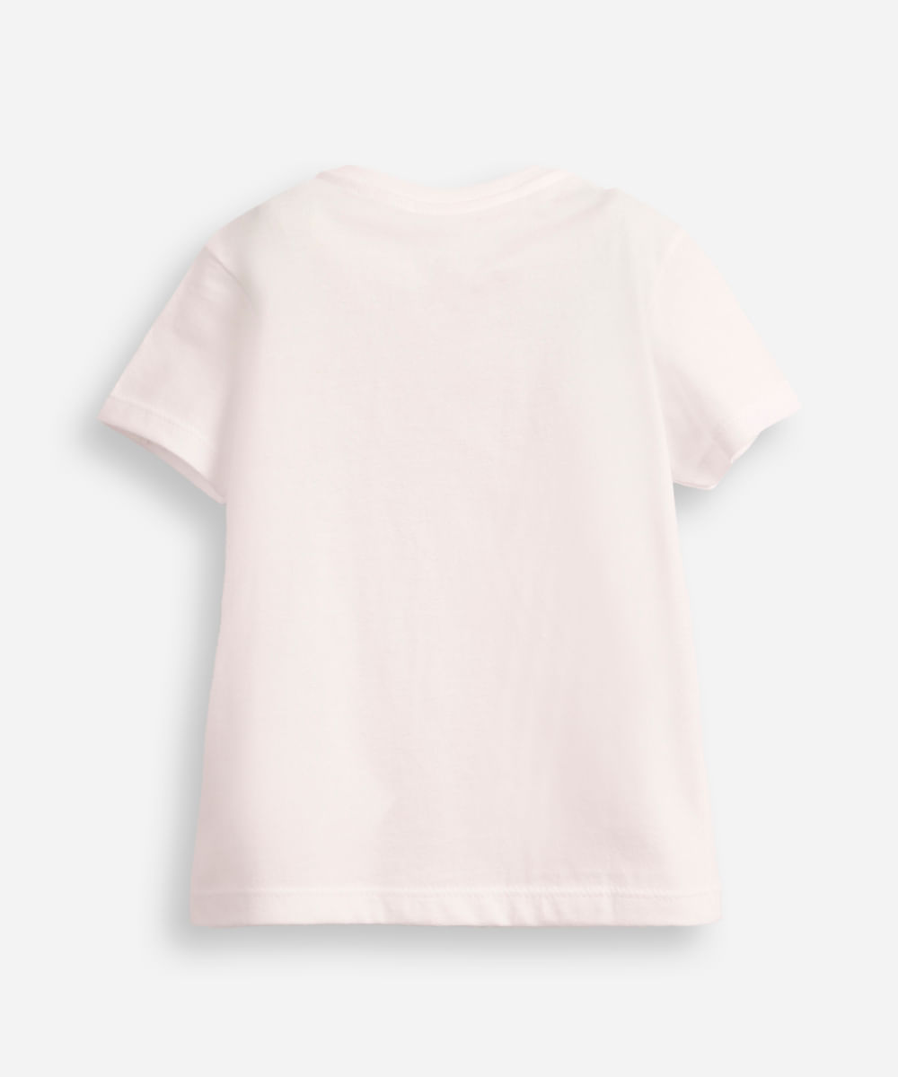 camiseta de algodão infantil moods patrulha canina off white
